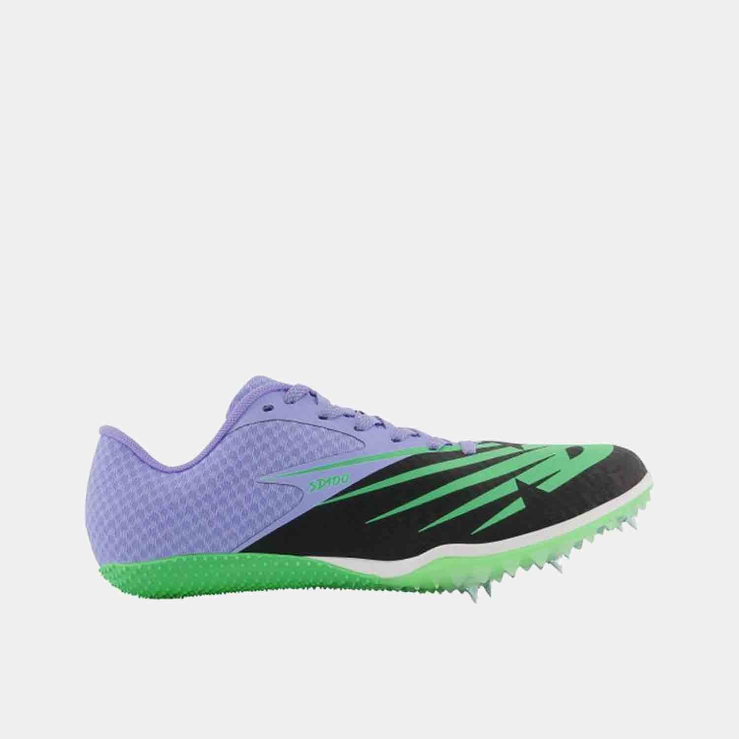 Side view of the New Balance Women's SD100v4 Sprinting Spikes.