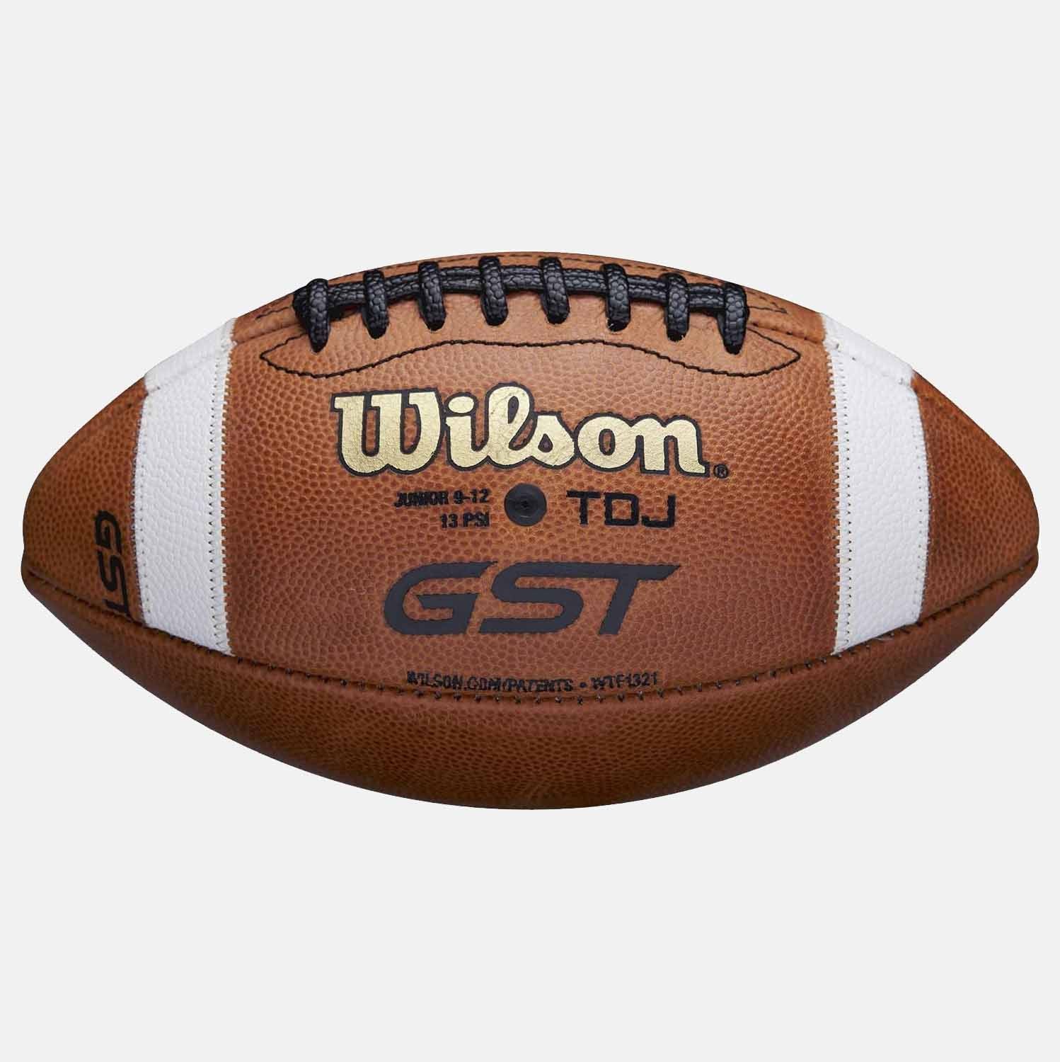 Junior TDJ GST Leather Game Football - SV SPORTS