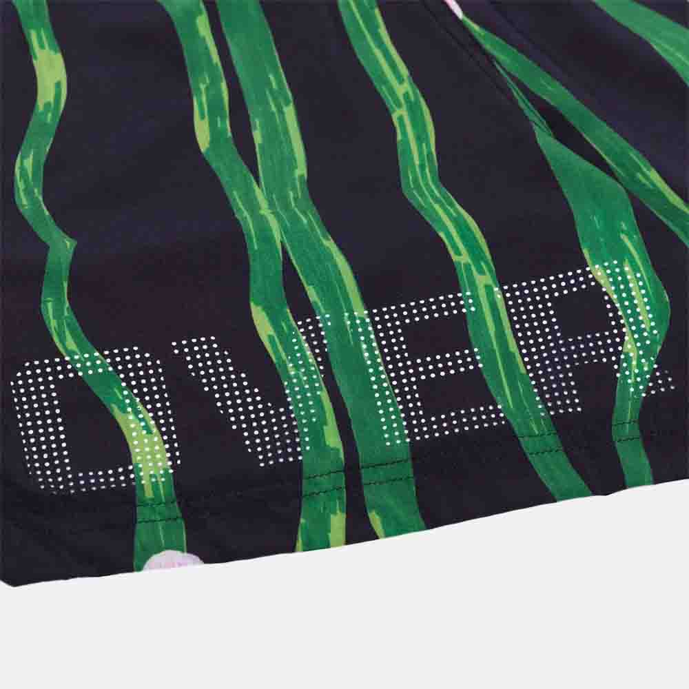 Up close view of the Overtime Paradise Melo Performance Shorts.