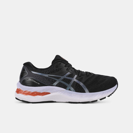 Side view of Women's Asics Gel-Nimbus Running Shoes.