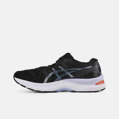 Side medial view of Women's Asics Gel-Nimbus Running Shoes.