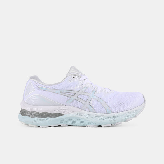 Side view of Women's Asics Gel-Nimbus Running Shoes.