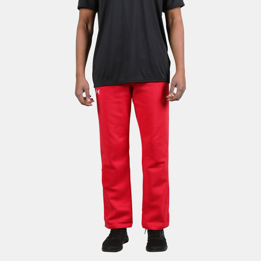 Front view of the Under Armour Men's Hustle Fleece Pant.
