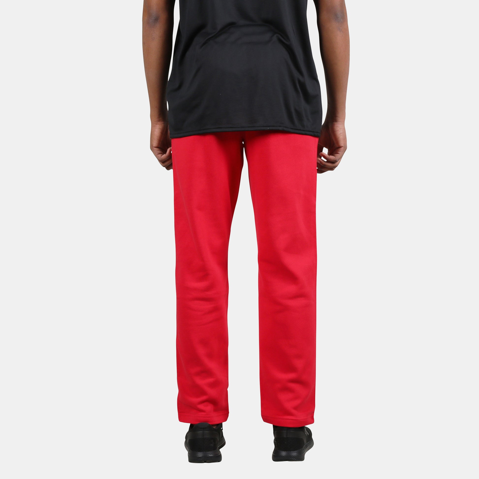 Rear view of the Under Armour Men's Hustle Fleece Pant.