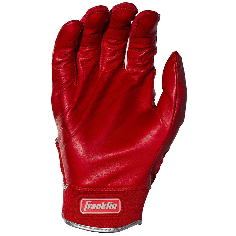 Adult Powerstrap Chrome Batting Gloves