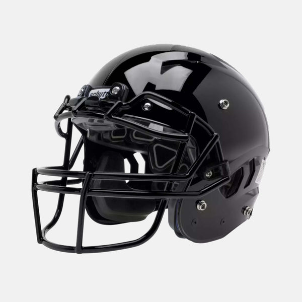 Youth A11 Vengeance Football Helmet, Black, Facemask NOT Included