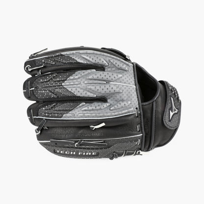 Side view of Front palm view of Techfire 13" Slowpitch Glove.