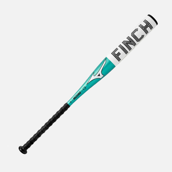 FINCH -13 Fastpitch Softball Bat, White/Mint