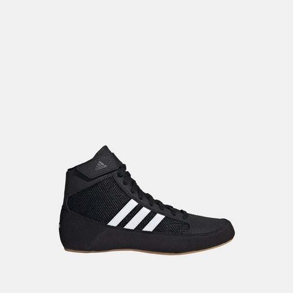 Side view of Adidas Kids' HVC 2 Wrestling Shoes.
