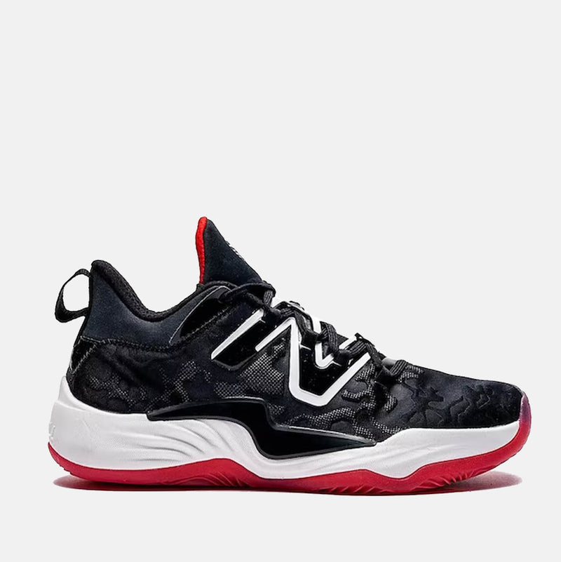 Men's TWO WXY V3 Basketball Shoe, Electric Black/Red