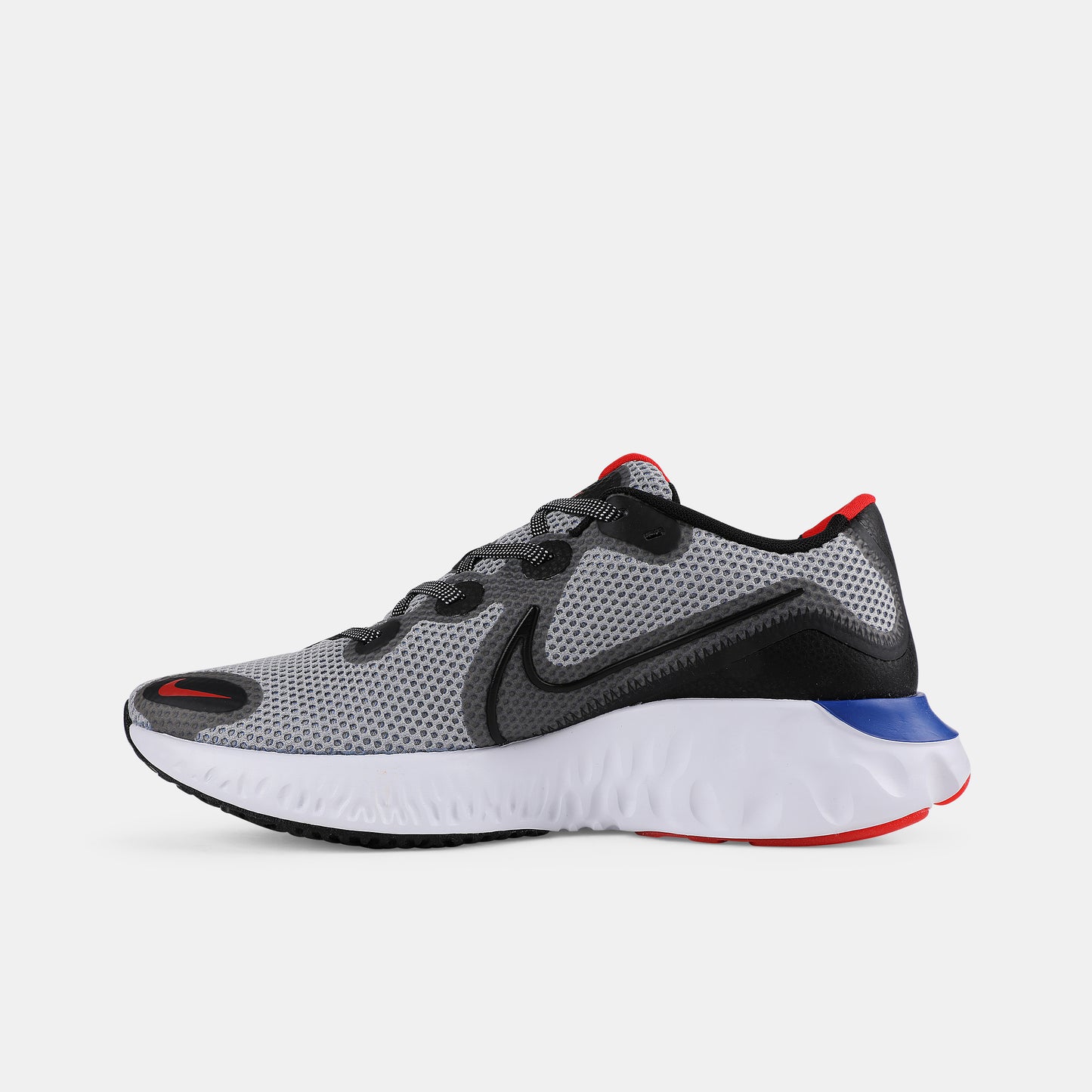 Side medial view of Men's Nike Renew Run Running Shoes.