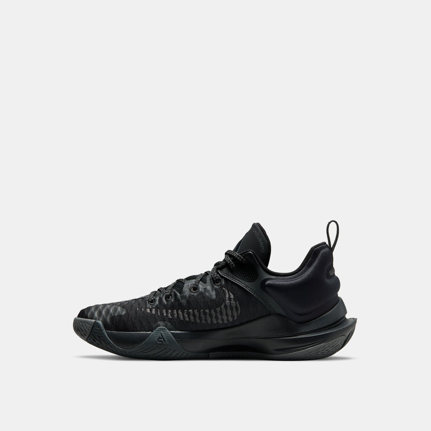 Side medial view of Men's Nike Giannis Immortality Basketball Shoes.