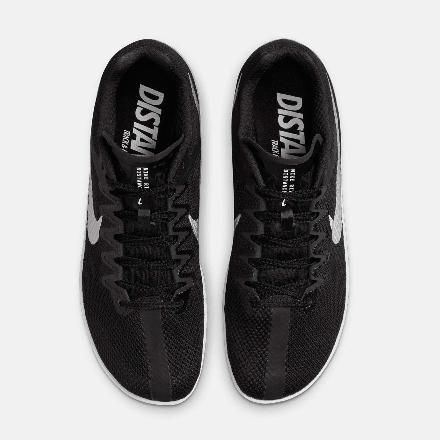Top view of Nike Zoom Rival Distance Spikes.