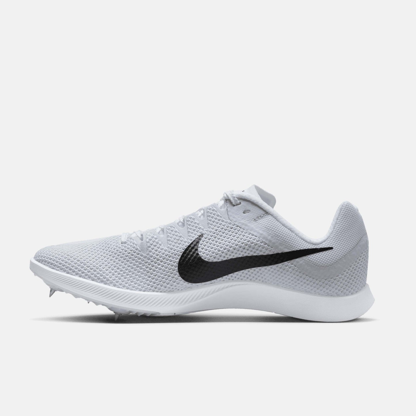 Side medial view of Nike Zoom Rival Distance Spikes.