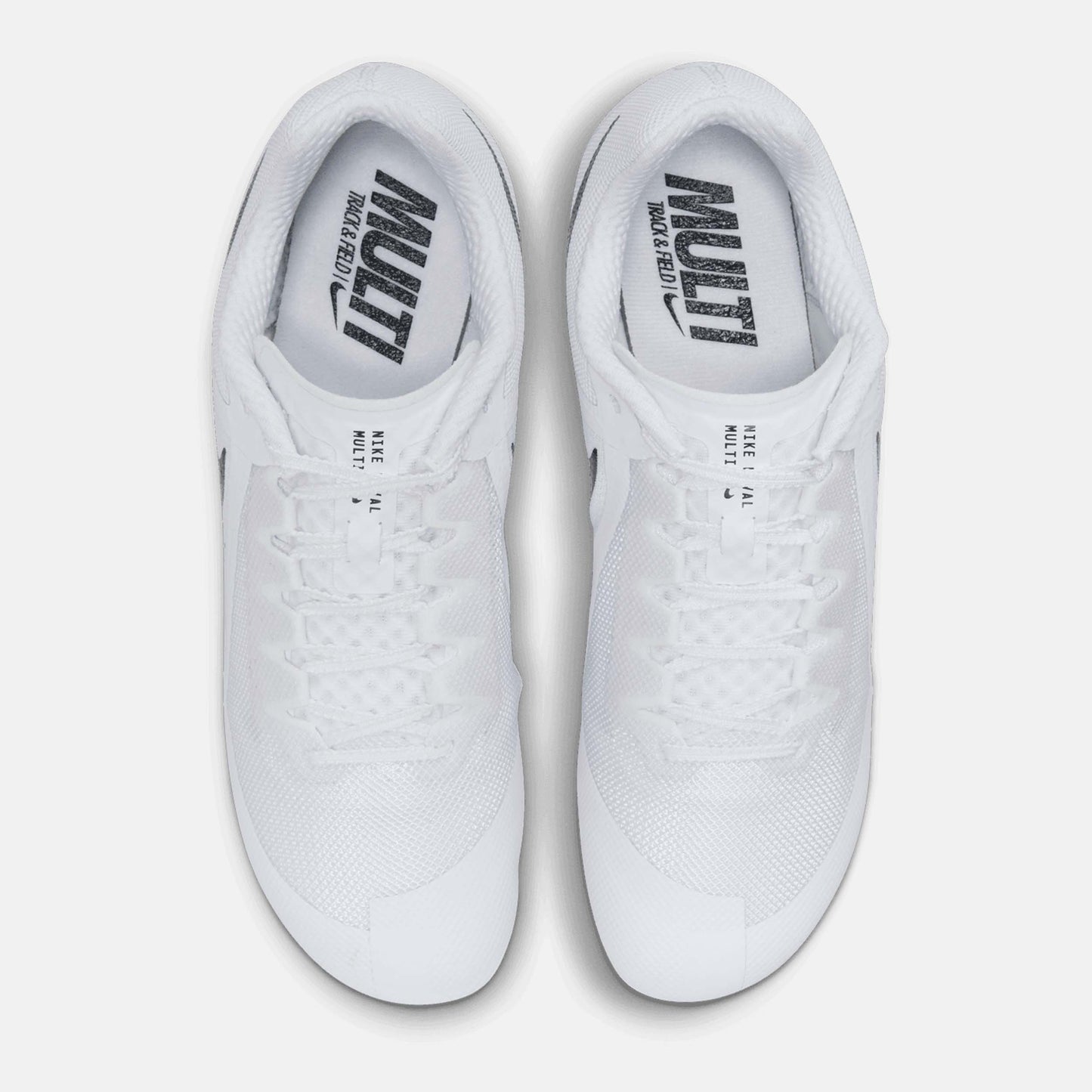 Top view of Nike Zoom Rival Multi-Event Spikes.