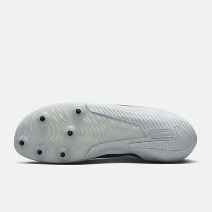 Bottom view of Nike Zoom Rival Sprint Spikes.