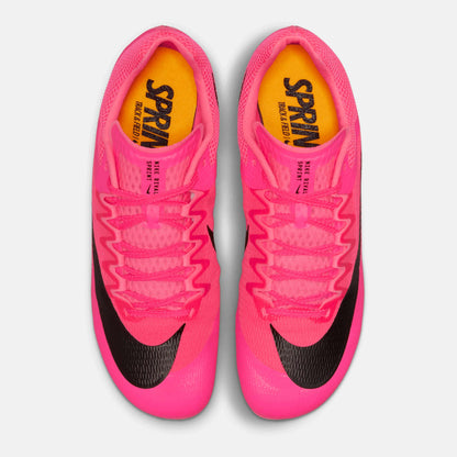 Top view of Nike Zoom Rival Sprint Spikes.
