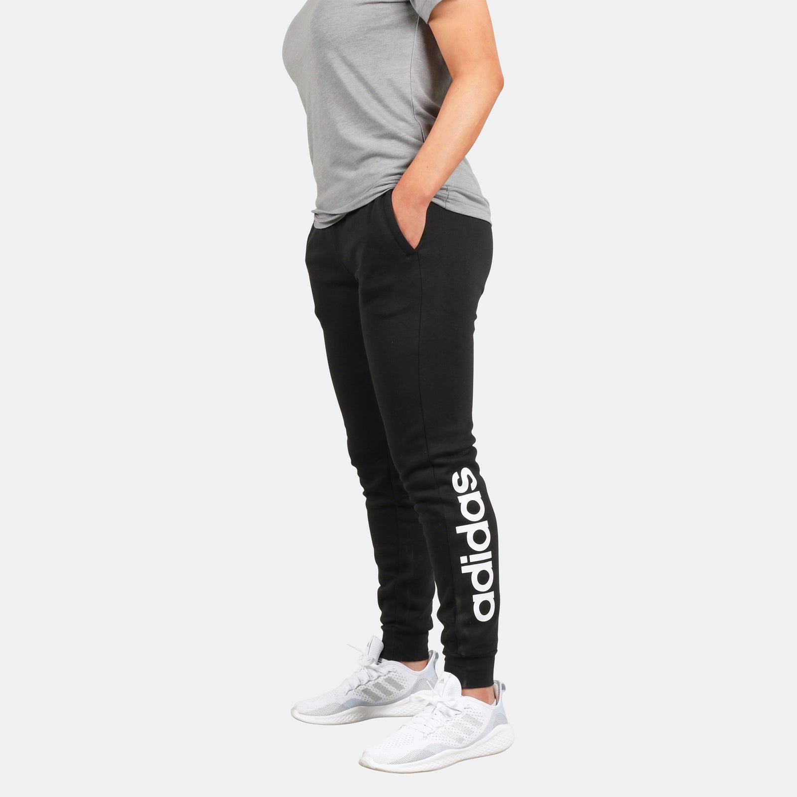 adidas originals linear fleece pants