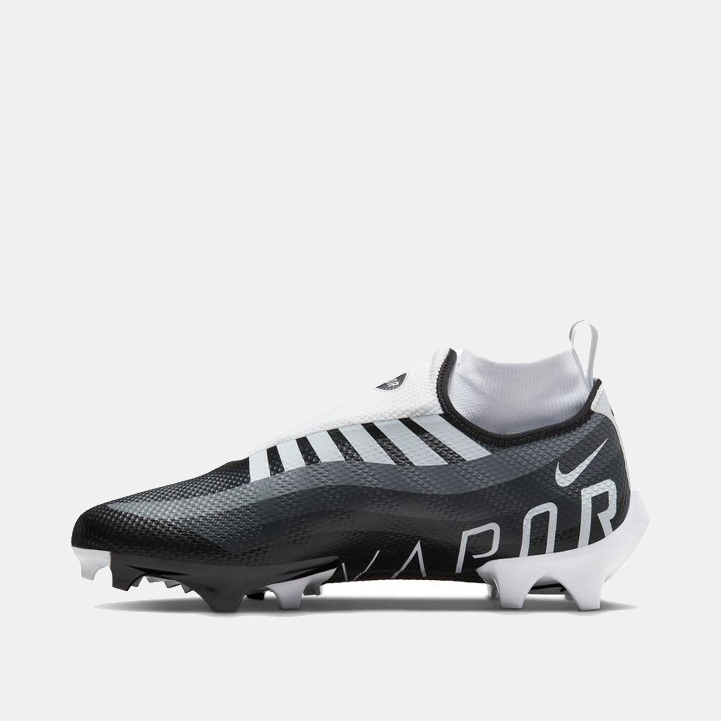 Side medial view of Nike Vapor Edge Pro 360 'Black Smoke Grey'.