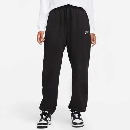 Women's Sportswear Club Fleece Mid-Rise Oversized Sweatpants, Black - SV SPORTS