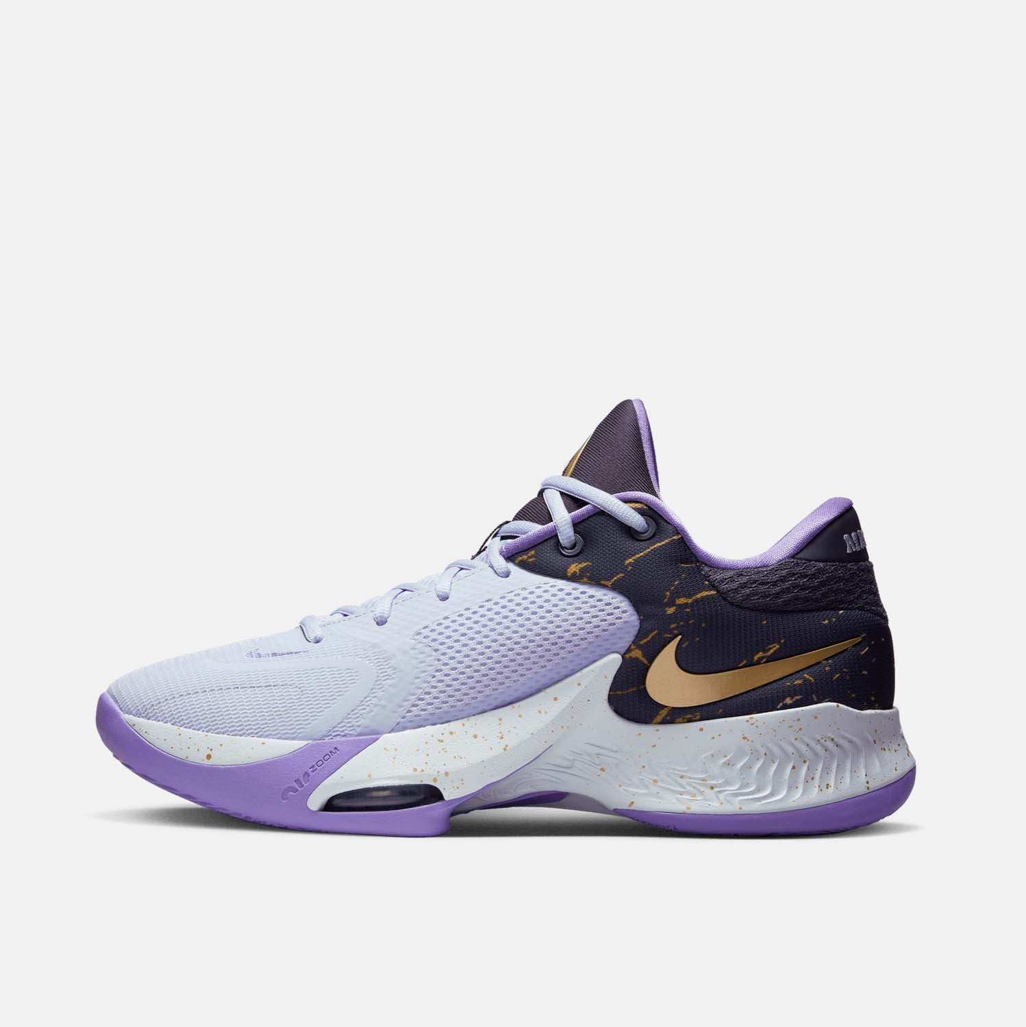 Side medial view of Men's Zoom Freak 4 ASW Basketball Shoes.