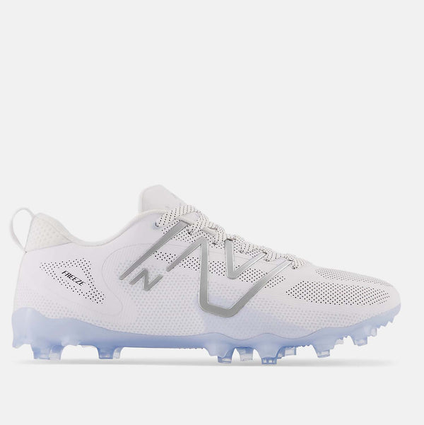 Side view of Men's New Balance FreezeLX v4 Low TPU Lacrosse Cleats.