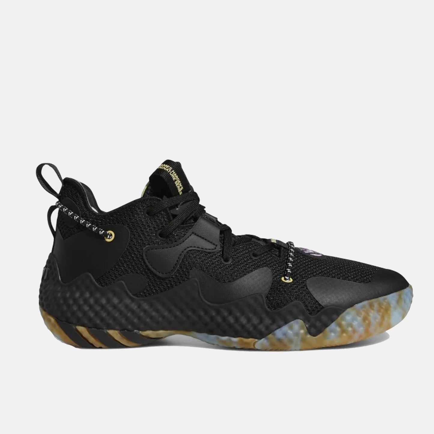 Side view of Men's Adidas Harden Vol. 6 Basketball Shoes.