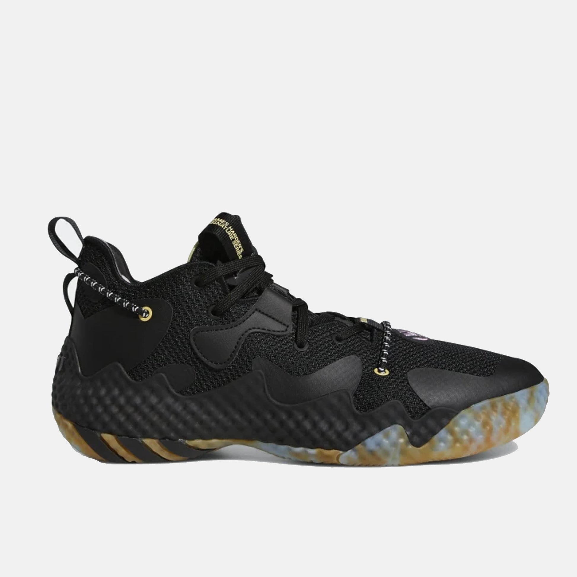 Side view of Men's Adidas Harden Vol. 6 Basketball Shoes.