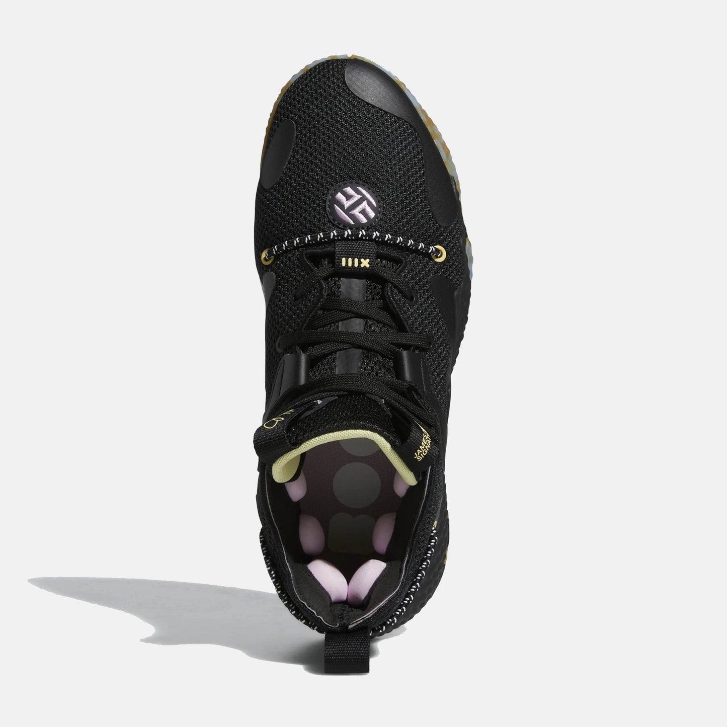 Top view of Men's Adidas Harden Vol. 6 Basketball Shoes.