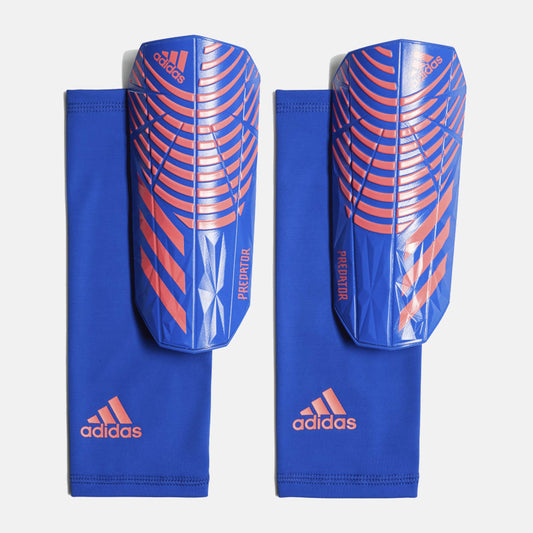 Predator League Shin Guards, Hi-Res Blue/Turbo - SV SPORTS