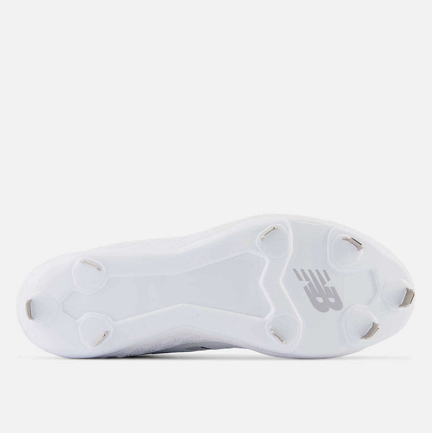 Bottom view of New Balance Men's Fresh Foam X 3000 V6 Metal Baseball Cleats.