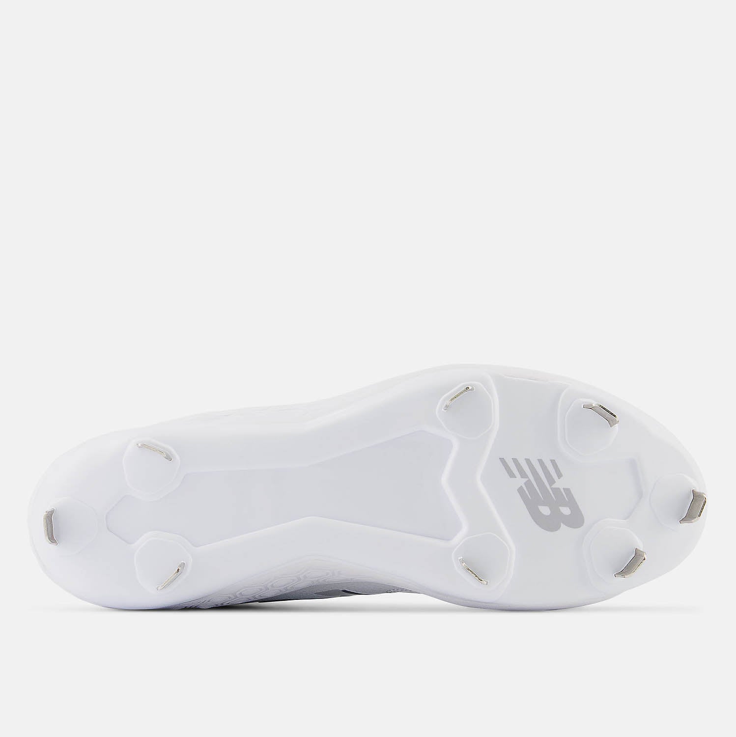 Bottom view of New Balance Men's Fresh Foam X 3000 V6 Metal Baseball Cleats.
