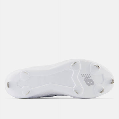 Bottom view of New Balance Men's Fresh Foam X 3000 V6 Metal Baseball Cleats.