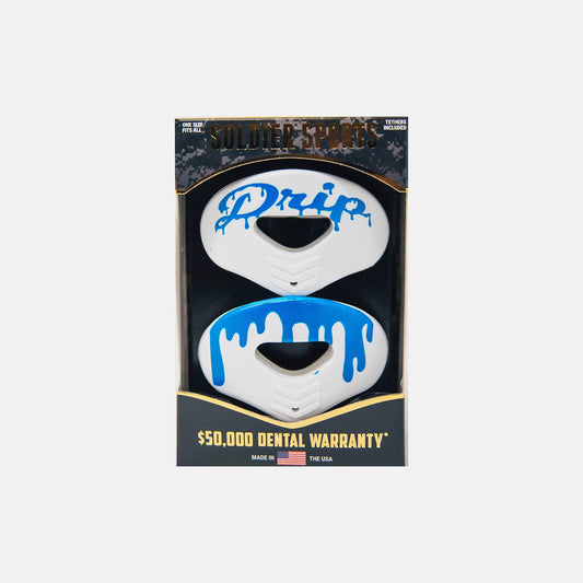 Two-Pack Lip Protector Mouthguard, Blue Drip - SV SPORTS