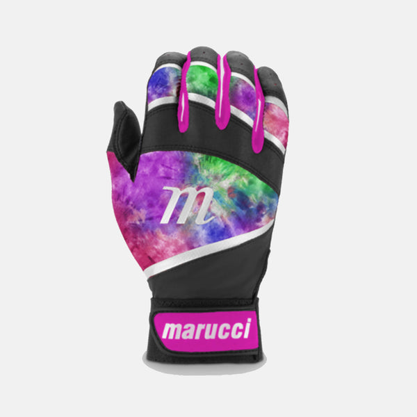 Foxtrot Tee Ball Batting Gloves, Black/Pink - SV SPORTS