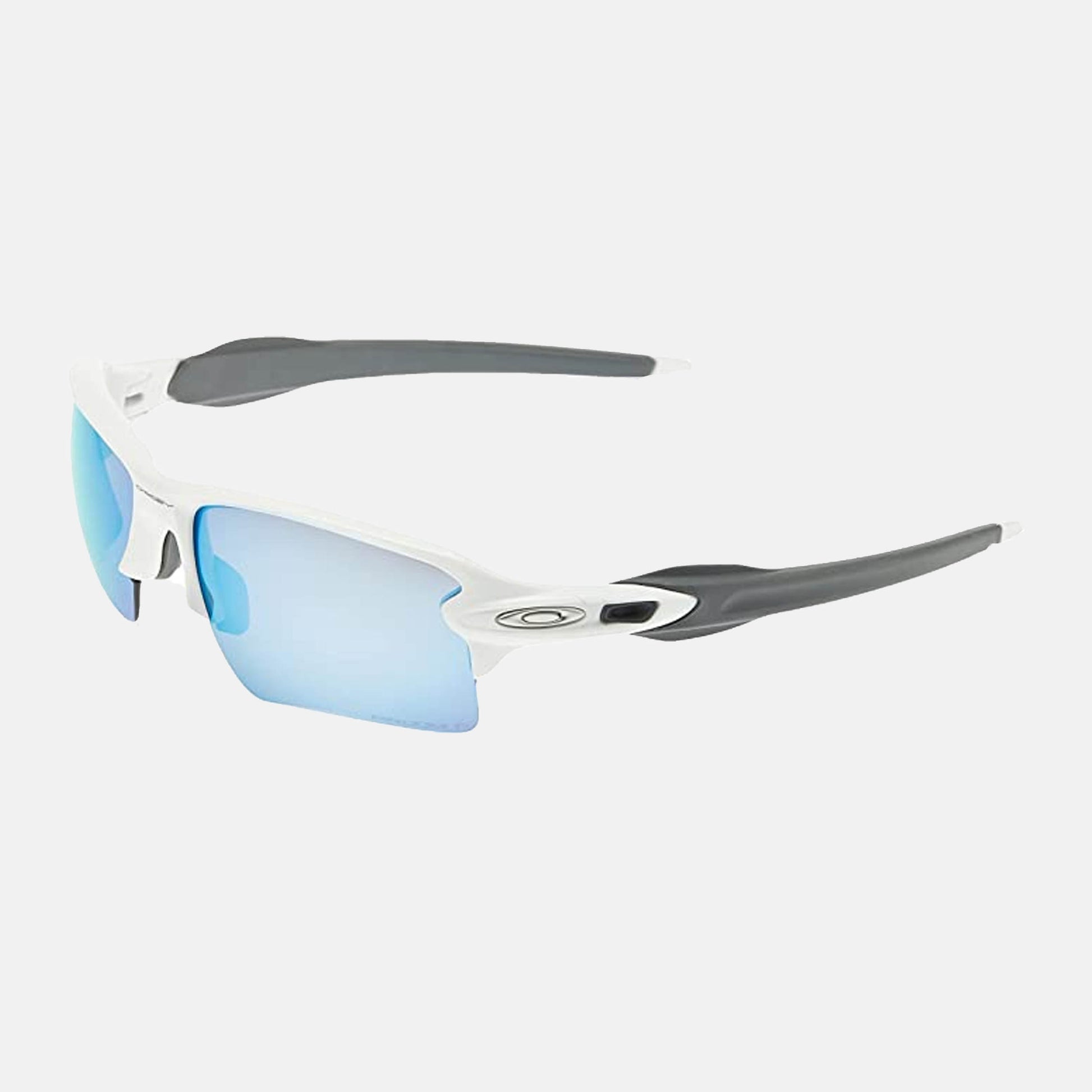 Flak 2.0 XL Polished White/Prizm Deep Water Polarized - SV SPORTS