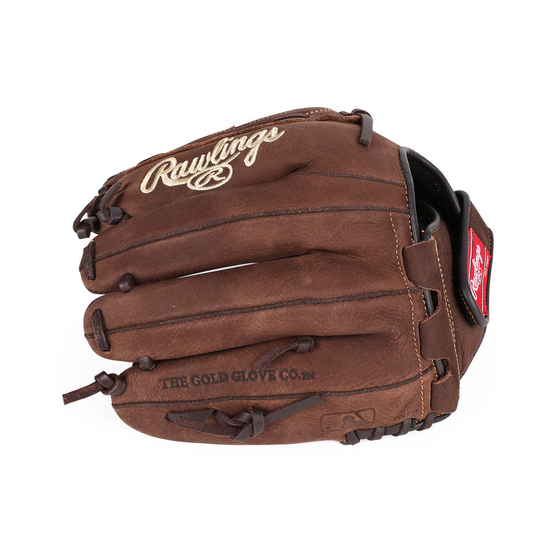 Side view of Rawlings Player Preferred Fielders Glove.