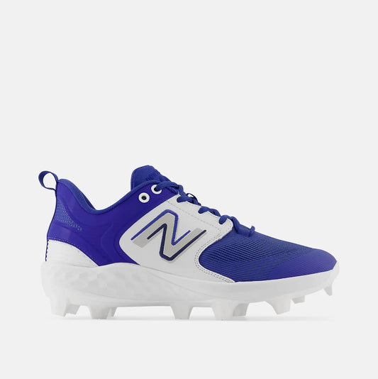 Side view of New Balance Men's Fresh Foam 3000 V6 Molded Baseball Cleats.