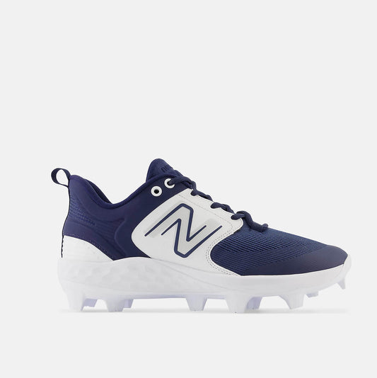 Side view of New Balance Men's Fresh Foam 3000 V6 Molded Baseball Cleats.