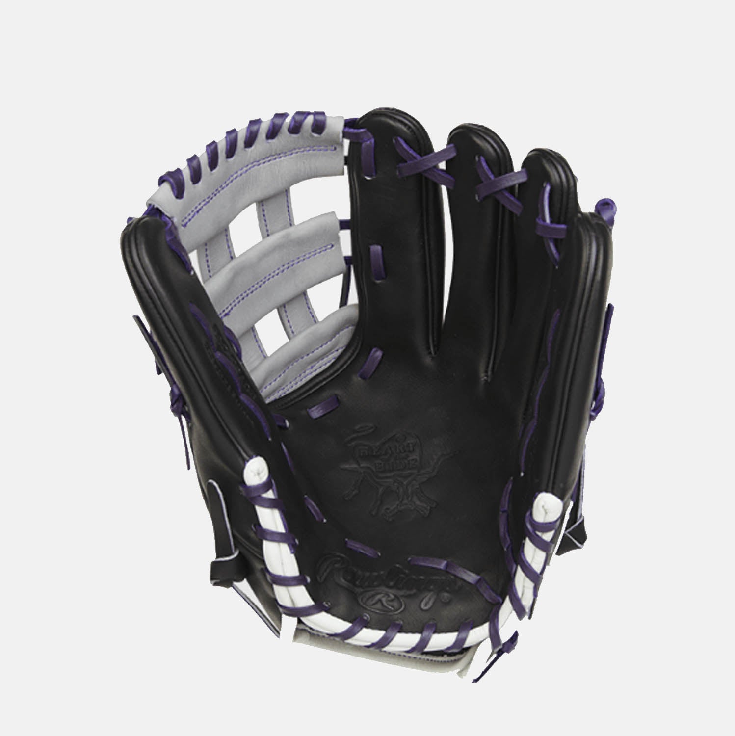 Front palm view of Rawlings Gold Glove Club 12.25" Glove.