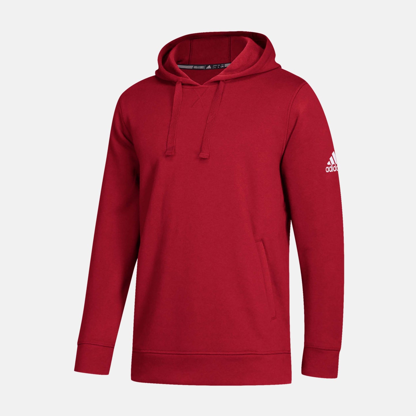 Front view of the Adidas Men's Fleece Hoodie.