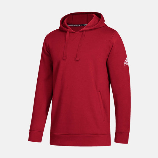 Front view of the Adidas Men's Fleece Hoodie.