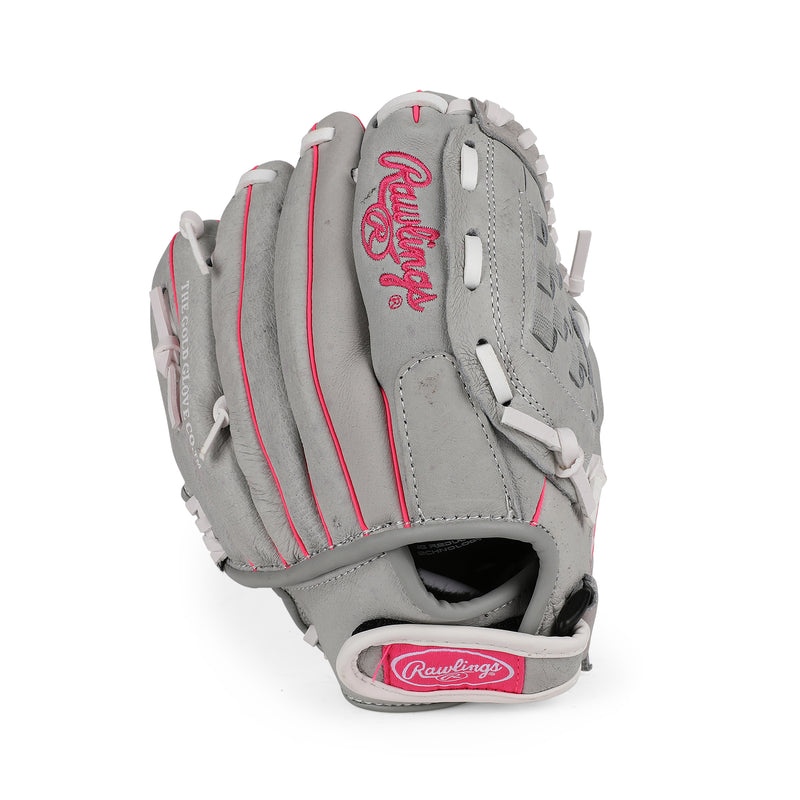 Rear view of Youth Sure Catch Softball Series Fastpitch Glove.