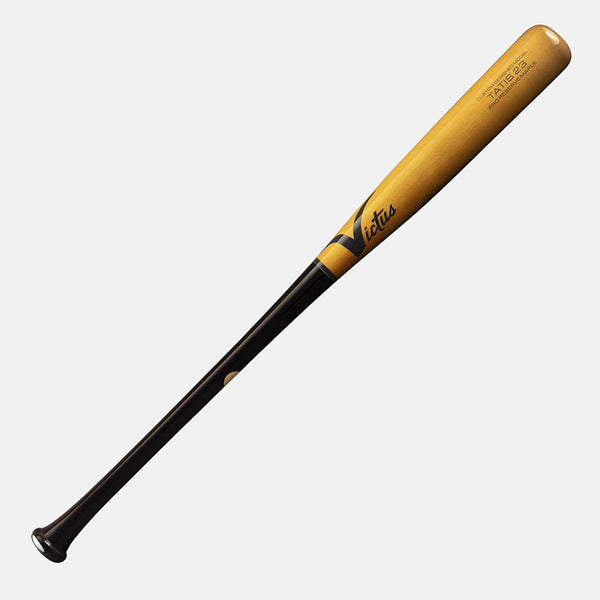 TATIS23 PRO Reserve Wood Baseball Bat, Black/Walnut