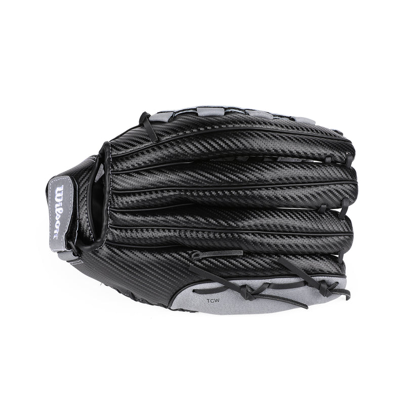 Side view of Wilson A360 All Positions Slow Pitch 14" Glove.