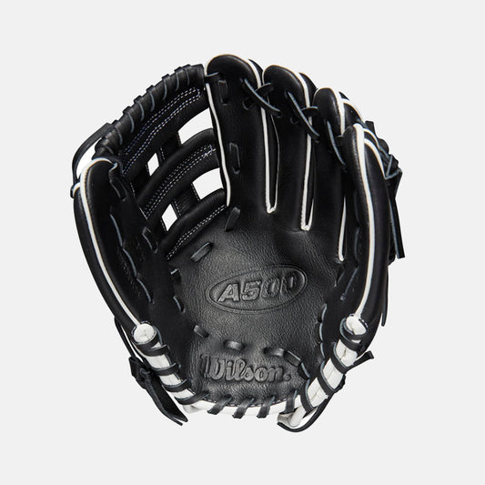 Front palm view of Wilson A500 10.5" Baseball Glove.